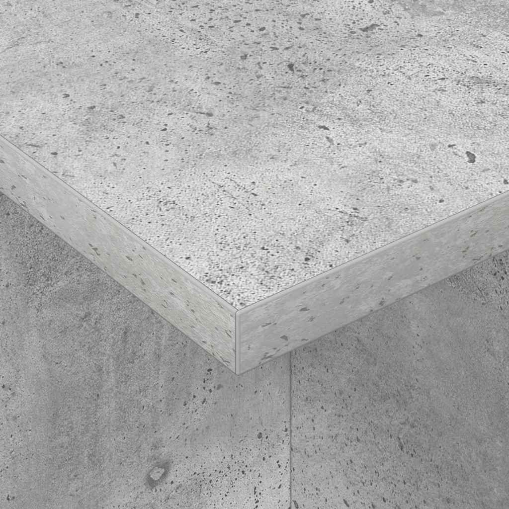 vidaXL TV Stand Concrete Grey 102 x 35 x 45 cm Engineered Wood