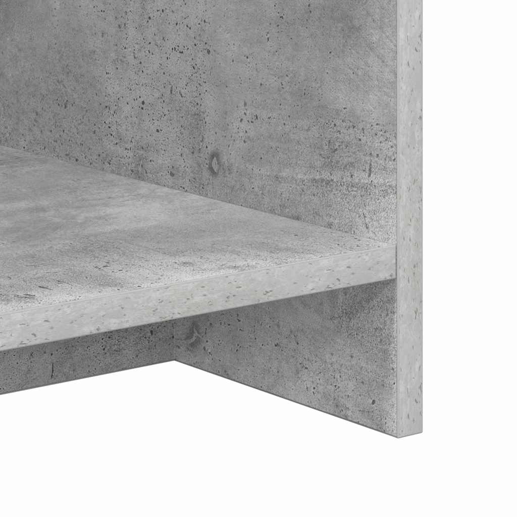 vidaXL TV Stand Concrete Grey 102 x 35 x 45 cm Engineered Wood