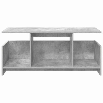 vidaXL TV Stand Concrete Grey 102 x 35 x 45 cm Engineered Wood