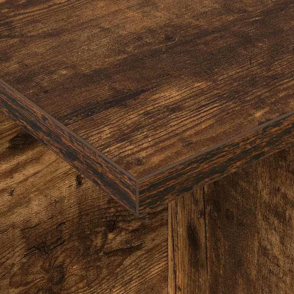 vidaXL TV Stand Smoked Oak 102 x 35 x 45 cm Engineered Wood