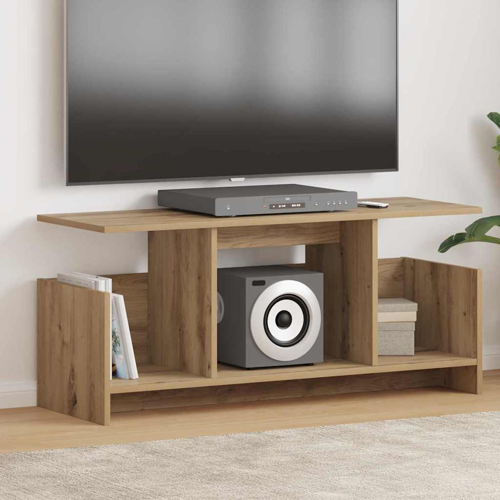 vidaXL TV Stand 102 x 35 x 45 cm Artisan Oak Engineered Wood