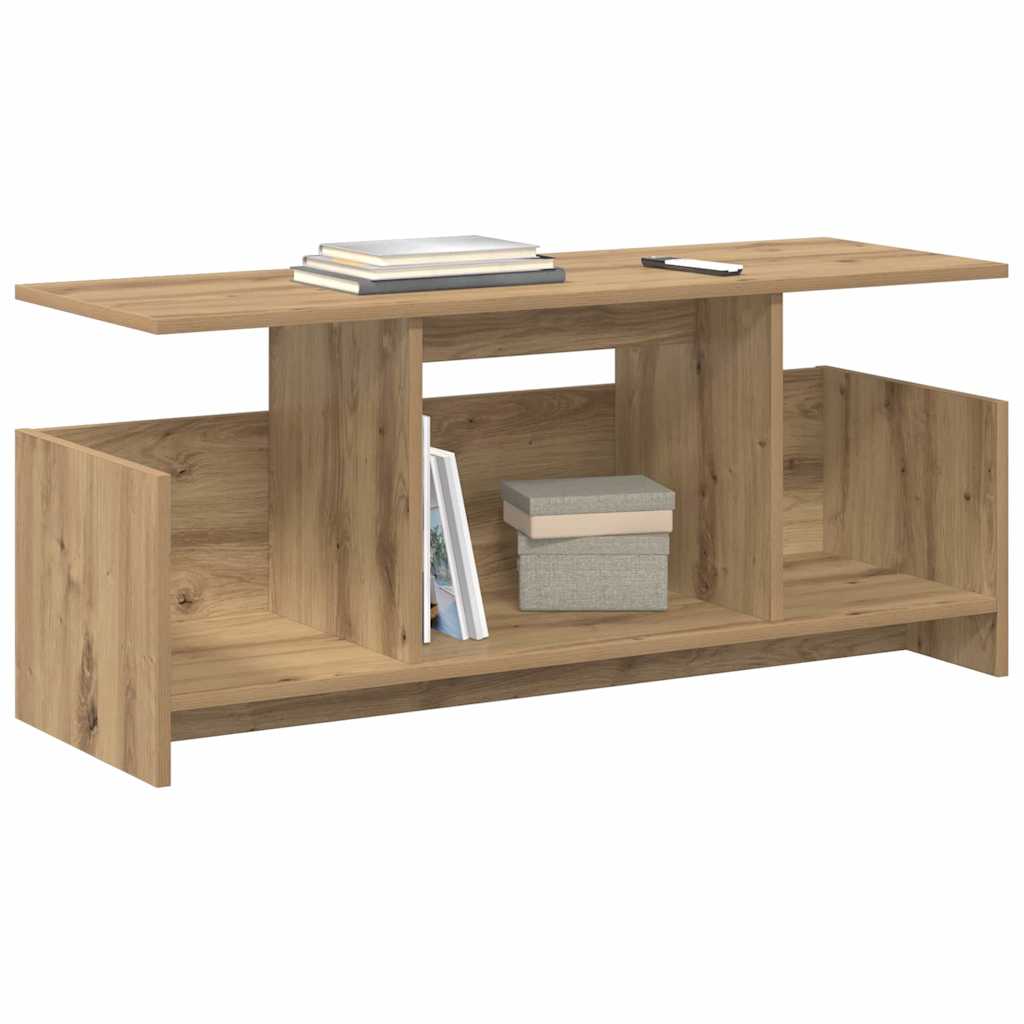 vidaXL TV Stand 102 x 35 x 45 cm Artisan Oak Engineered Wood