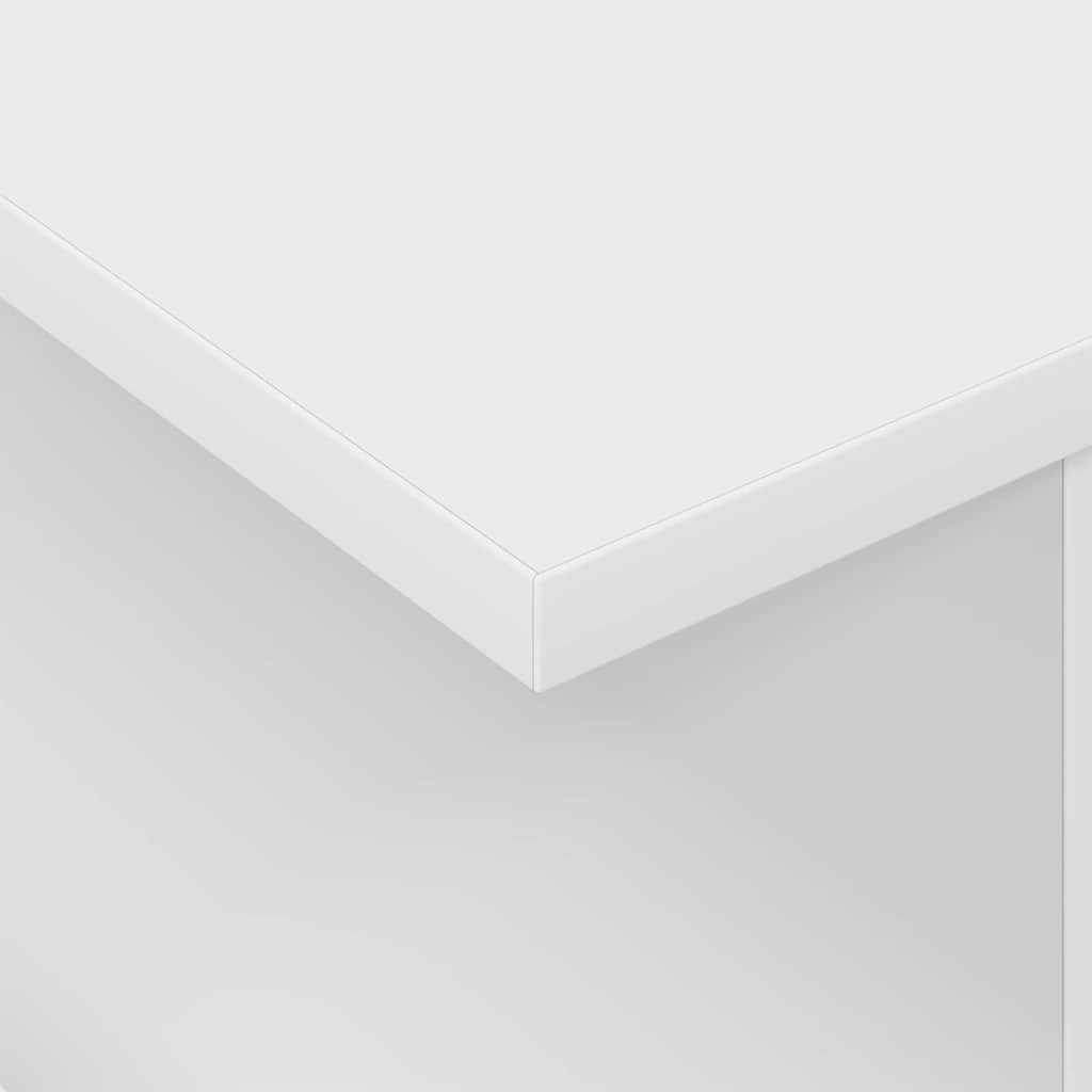 vidaXL TV Stand 2 pcs White 50 x 35 x 45 cm Engineered Wood