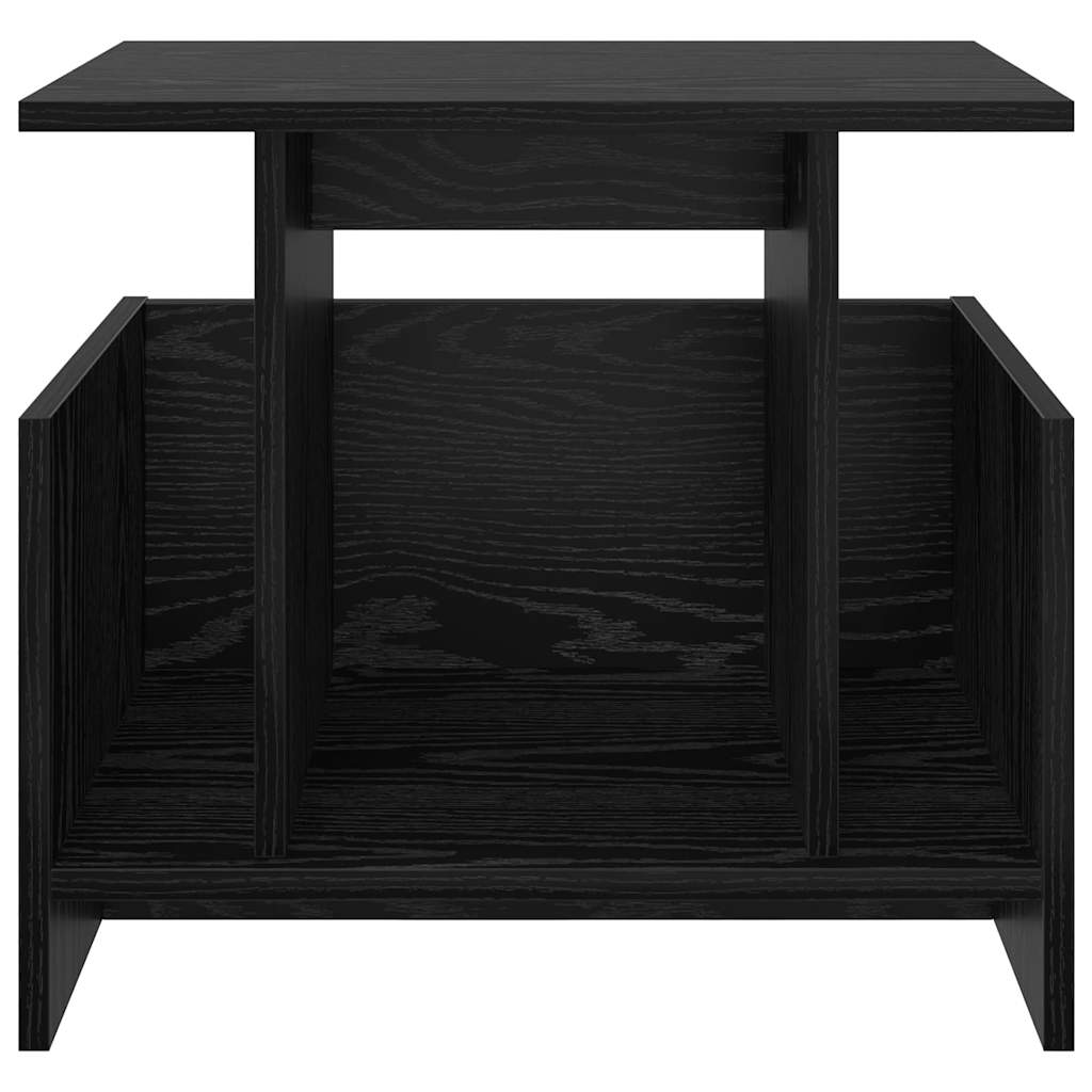 vidaXL TV Stand 2 pcs Black Oak 50 x 35 x 45 cm Engineered Wood