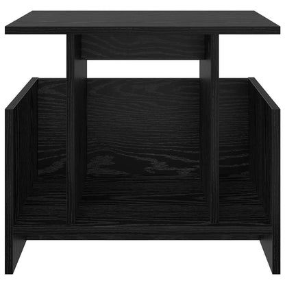 vidaXL TV Stand 2 pcs Black Oak 50 x 35 x 45 cm Engineered Wood