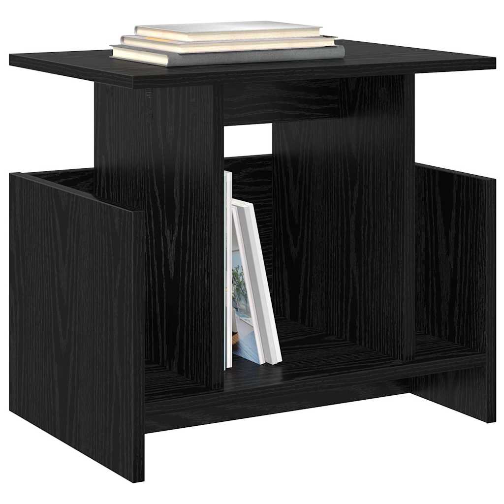vidaXL TV Stand 2 pcs Black Oak 50 x 35 x 45 cm Engineered Wood