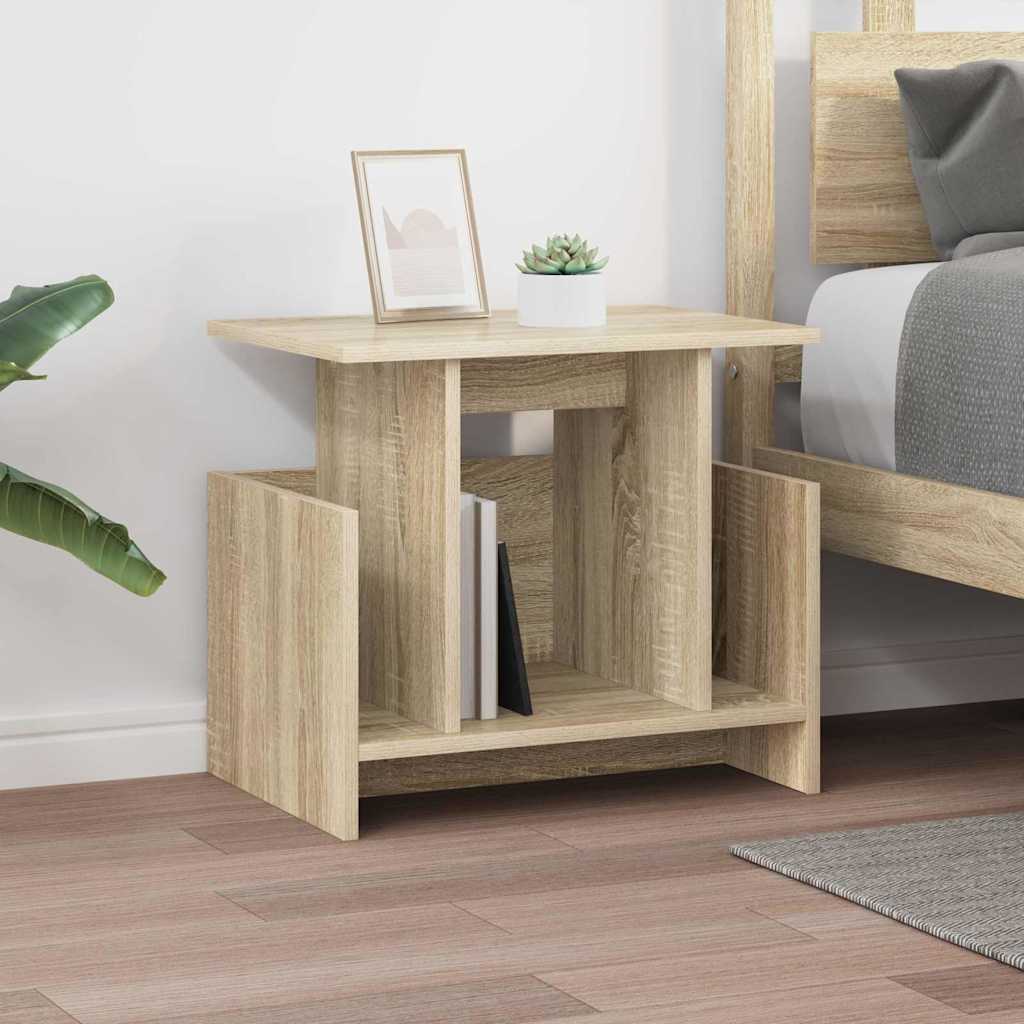 vidaXL TV Stand 2 pcs Sonoma Oak 50 x 35 x 45 cm Engineered Wood