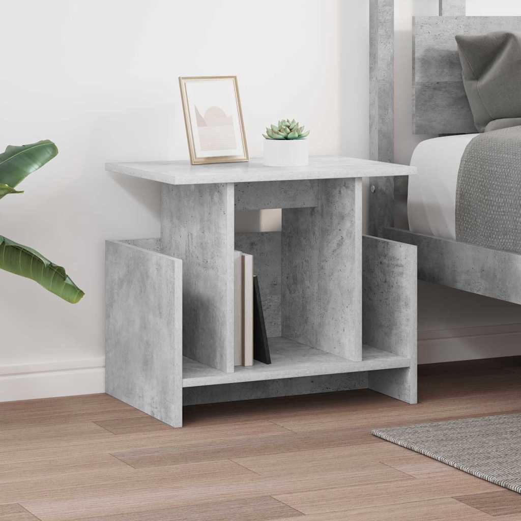 vidaXL TV Stand 2 pcs Concrete Grey 50 x 35 x 45 cm Engineered Wood