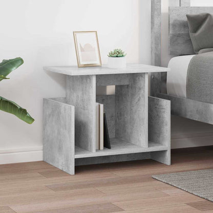 vidaXL TV Stand 2 pcs Concrete Grey 50 x 35 x 45 cm Engineered Wood