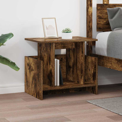 vidaXL TV Stand 2 pcs Smoked Oak 50 x 35 x 45 cm Engineered Wood