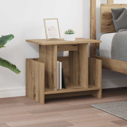 vidaXL TV Stand 50 x 35 x 45 cm Artisan Oak Engineered Wood