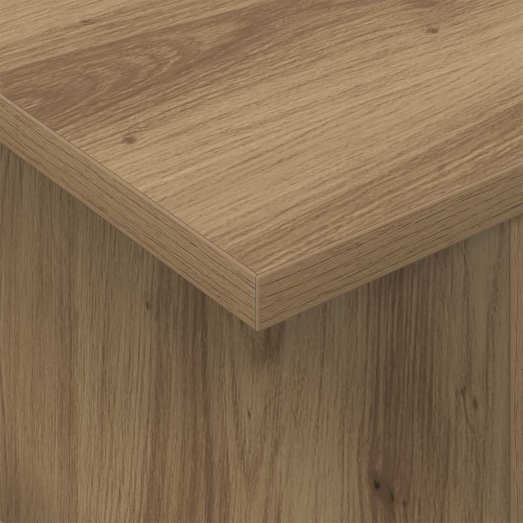 vidaXL TV Stand 2 pcs Artisan Oak Engineered Wood