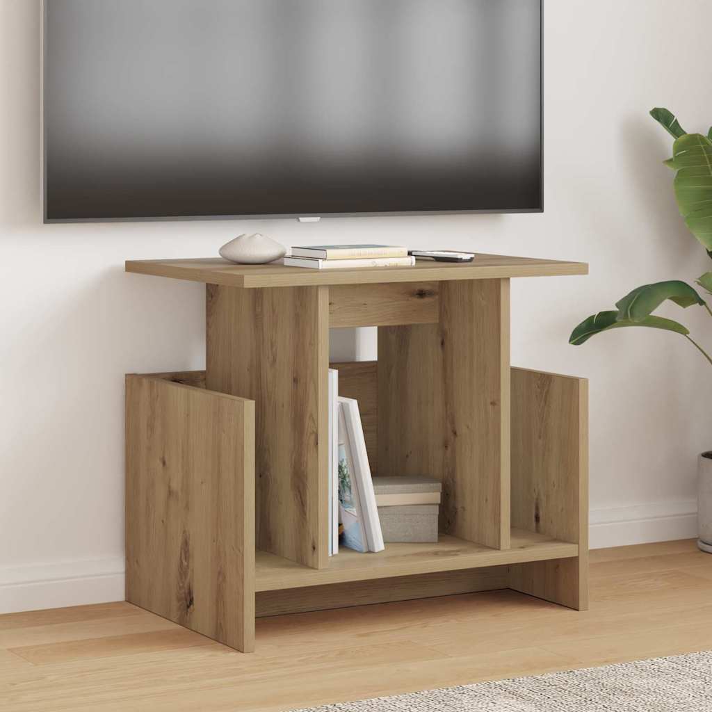 vidaXL TV Stand 2 pcs Artisan Oak Engineered Wood