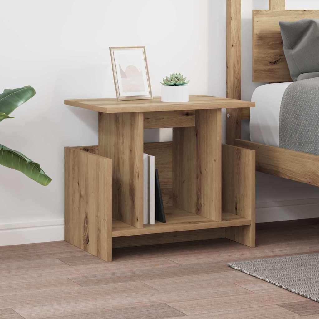 vidaXL TV Stand 2 pcs Artisan Oak Engineered Wood