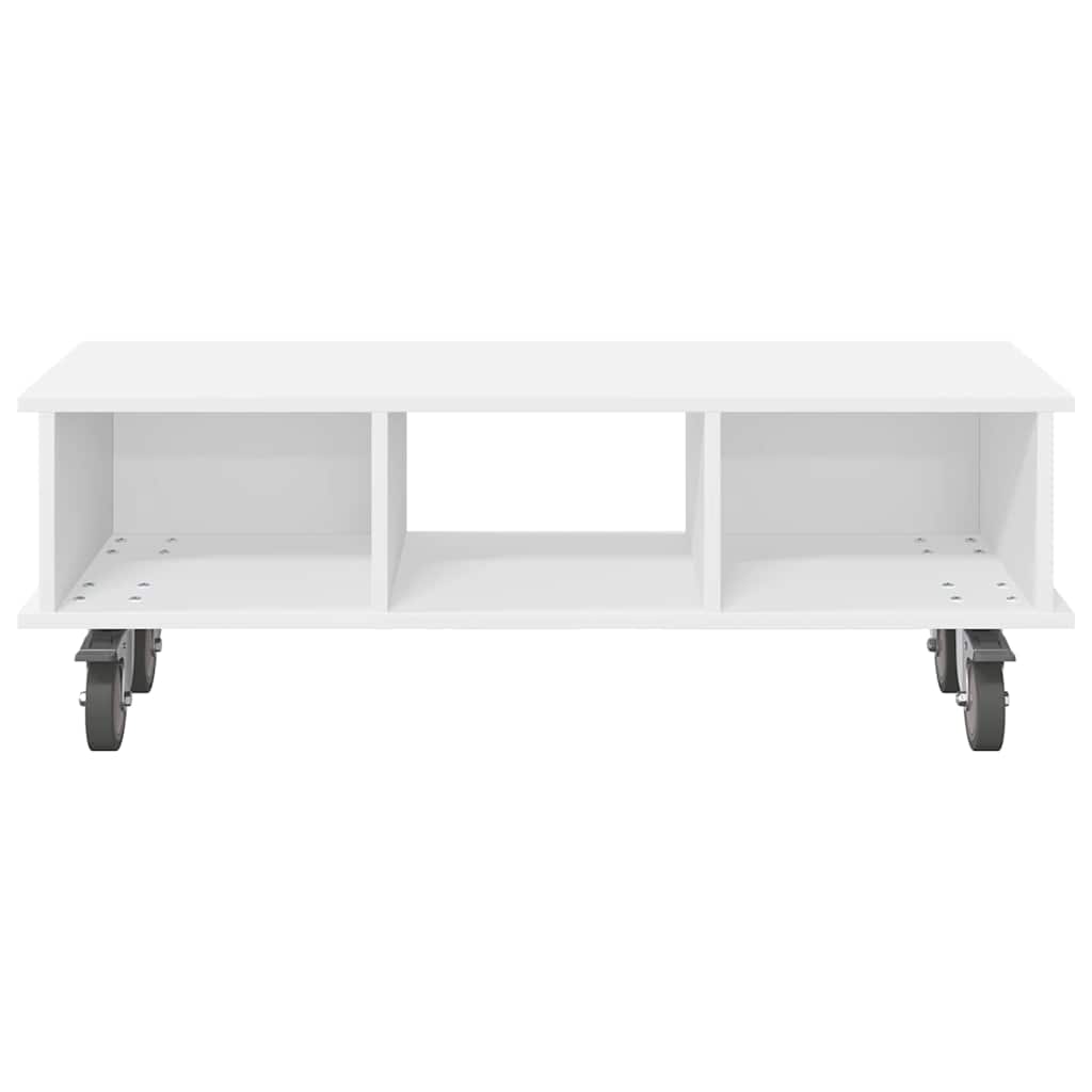 vidaXL TV Stand White 100 x 35 x 35 cm Engineered Wood