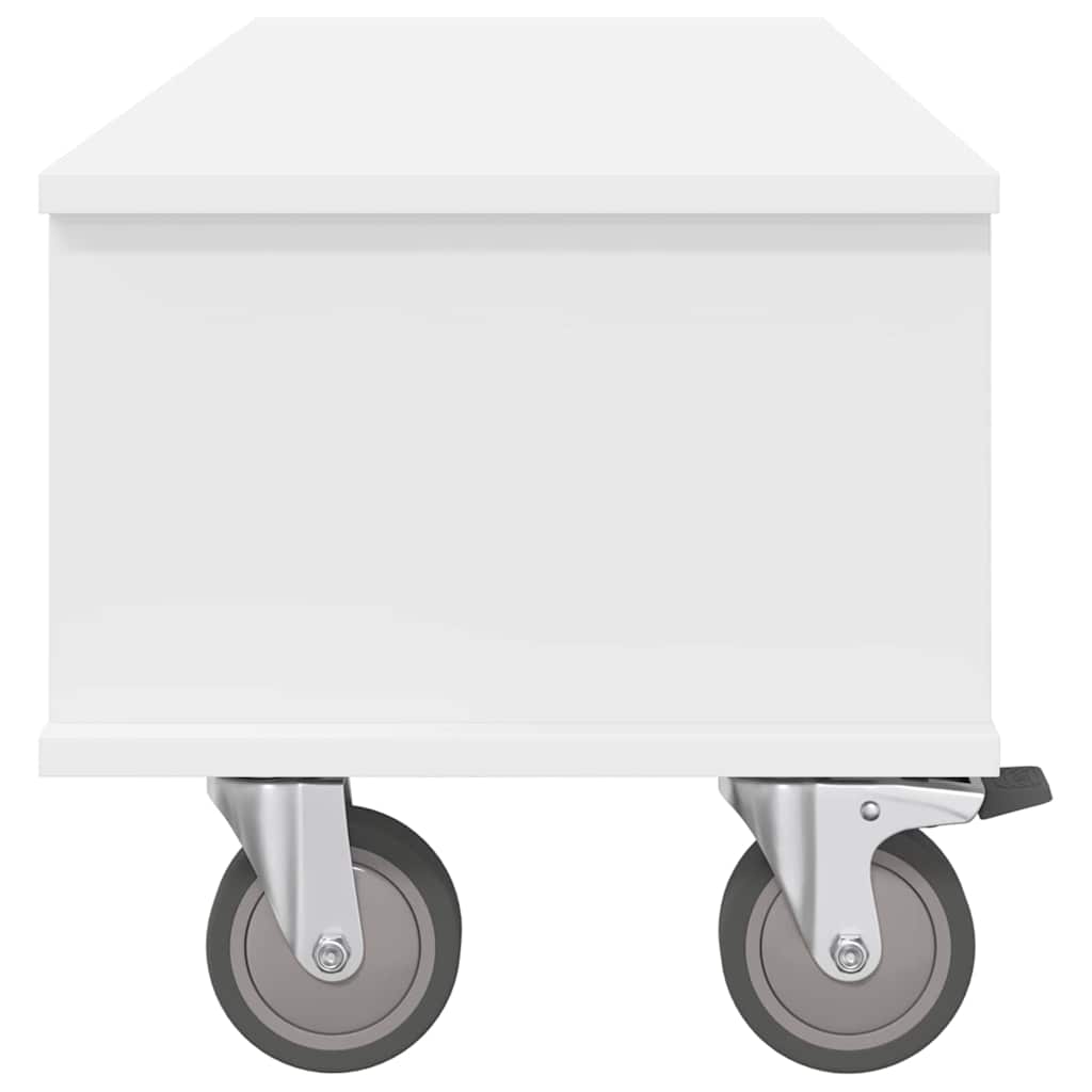 vidaXL TV Stand White 100 x 35 x 35 cm Engineered Wood