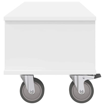 vidaXL TV Stand White 100 x 35 x 35 cm Engineered Wood