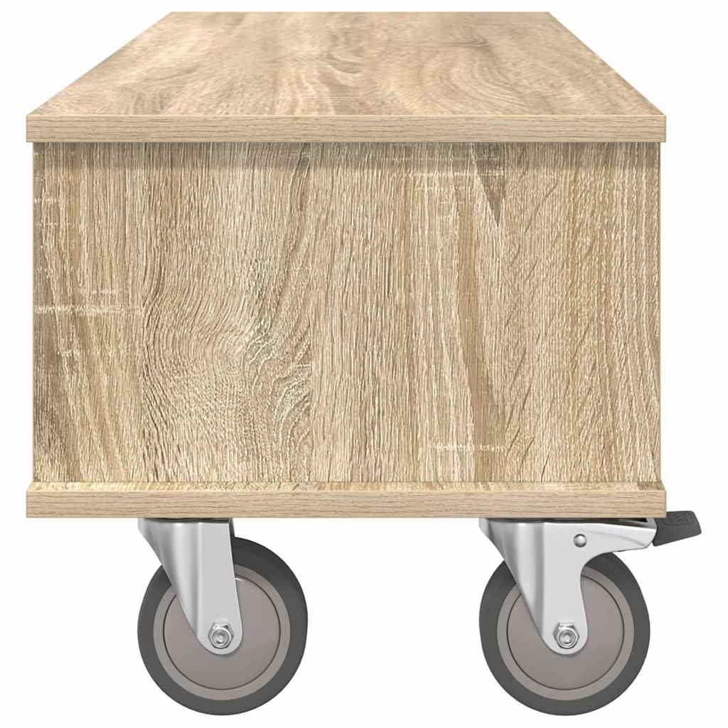 vidaXL TV Stand Sonoma Oak 100 x 35 x 35 cm Engineered Wood