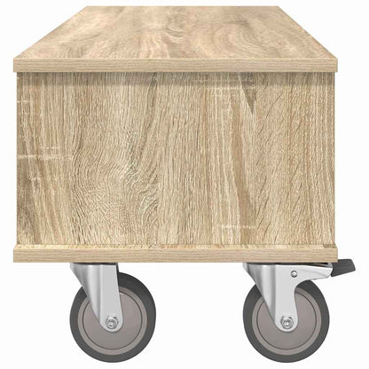 vidaXL TV Stand Sonoma Oak 100 x 35 x 35 cm Engineered Wood