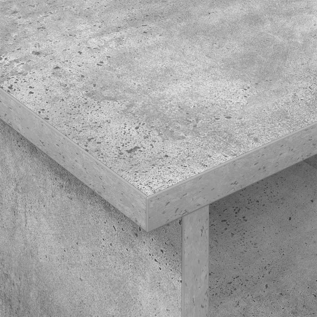 vidaXL TV Stand Concrete Grey 100 x 35 x 35 cm Engineered Wood