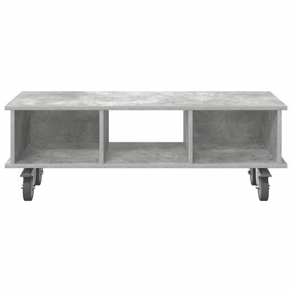 vidaXL TV Stand Concrete Grey 100 x 35 x 35 cm Engineered Wood