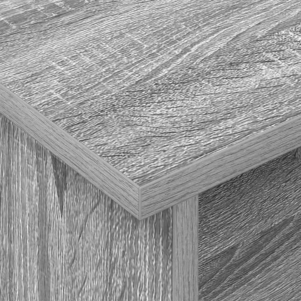 vidaXL TV Stand Grey Sonoma 100 x 35 x 35 cm Engineered Wood