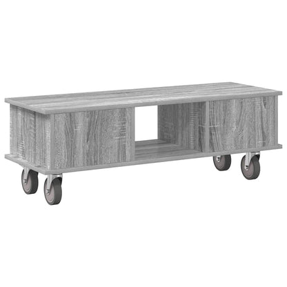 vidaXL TV Stand Grey Sonoma 100 x 35 x 35 cm Engineered Wood