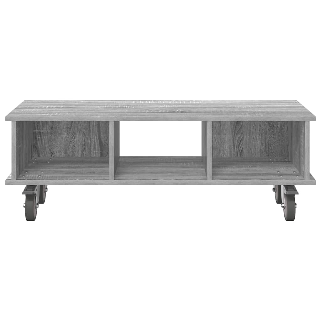 vidaXL TV Stand Grey Sonoma 100 x 35 x 35 cm Engineered Wood