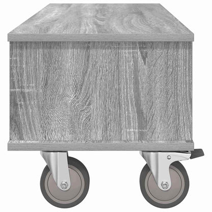 vidaXL TV Stand Grey Sonoma 100 x 35 x 35 cm Engineered Wood