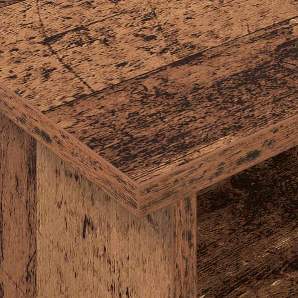 vidaXL TV Stand Old Wood 100 x 35 x 35 cm Engineered Wood