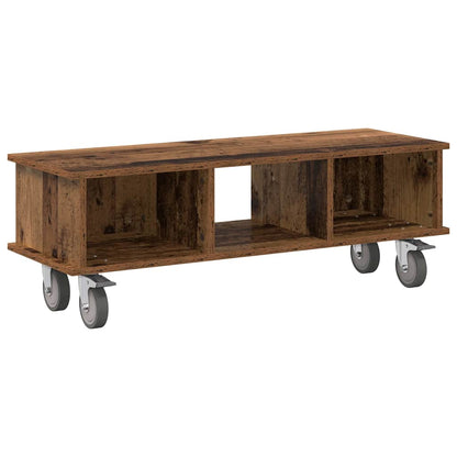 vidaXL TV Stand Old Wood 100 x 35 x 35 cm Engineered Wood