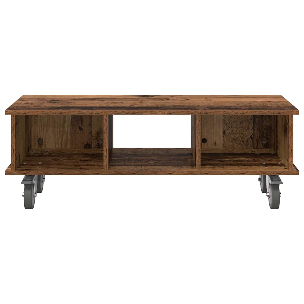 vidaXL TV Stand Old Wood 100 x 35 x 35 cm Engineered Wood