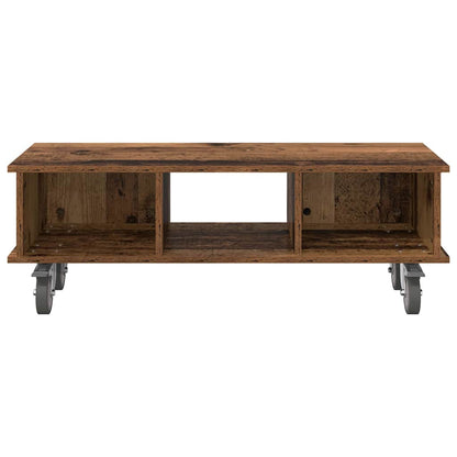 vidaXL TV Stand Old Wood 100 x 35 x 35 cm Engineered Wood