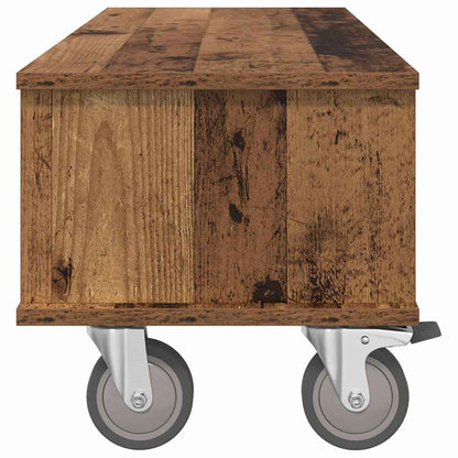 vidaXL TV Stand Old Wood 100 x 35 x 35 cm Engineered Wood