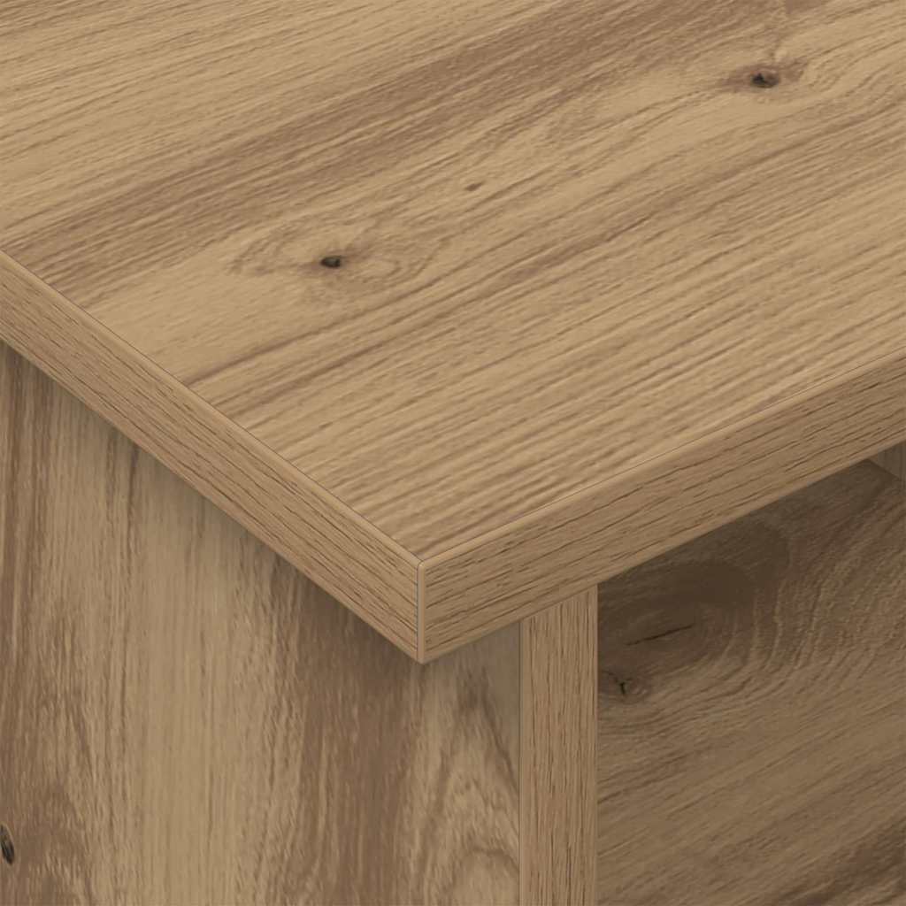 vidaXL TV Stand 100 x 35 x 35 cm Artisan Oak Engineered Wood