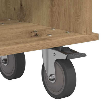 vidaXL TV Stand 100 x 35 x 35 cm Artisan Oak Engineered Wood