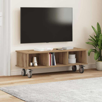 vidaXL TV Stand 100 x 35 x 35 cm Artisan Oak Engineered Wood