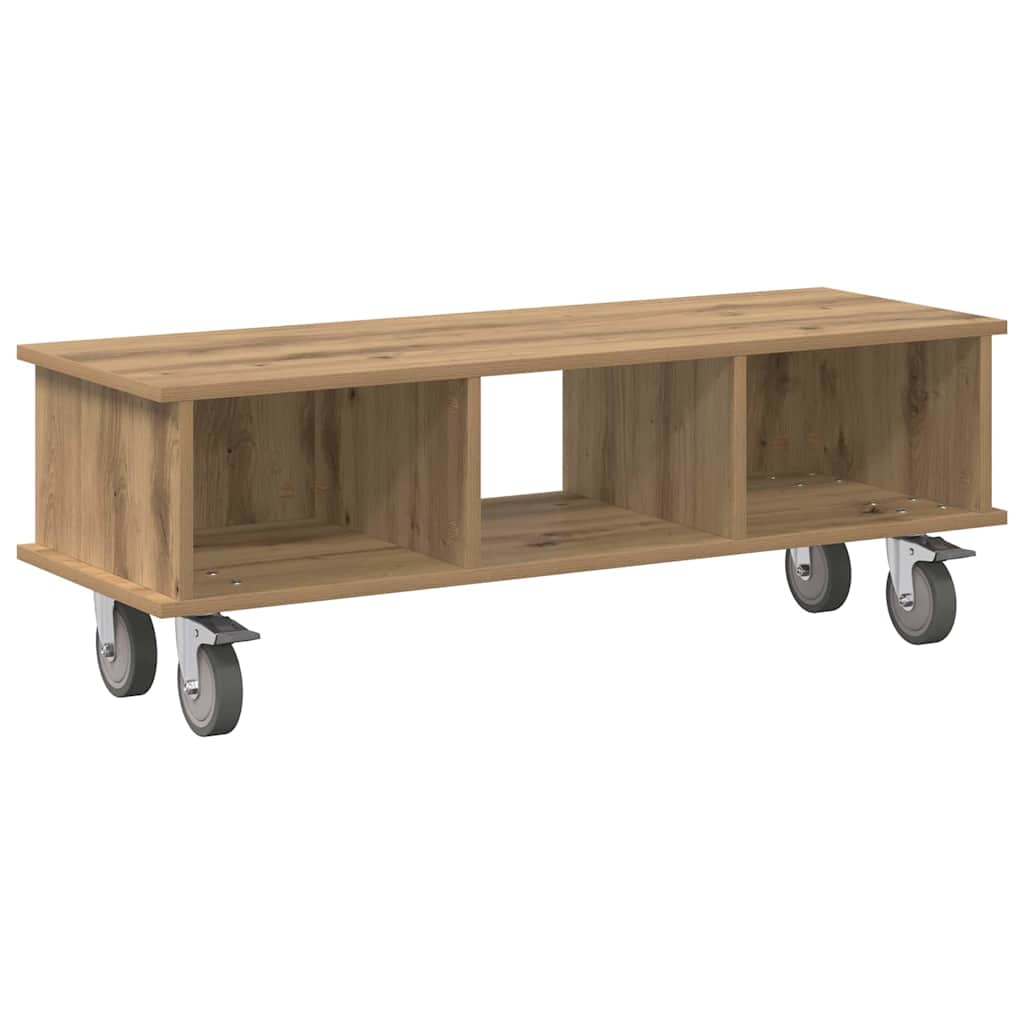 vidaXL TV Stand 100 x 35 x 35 cm Artisan Oak Engineered Wood