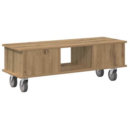 vidaXL TV Stand 100 x 35 x 35 cm Artisan Oak Engineered Wood
