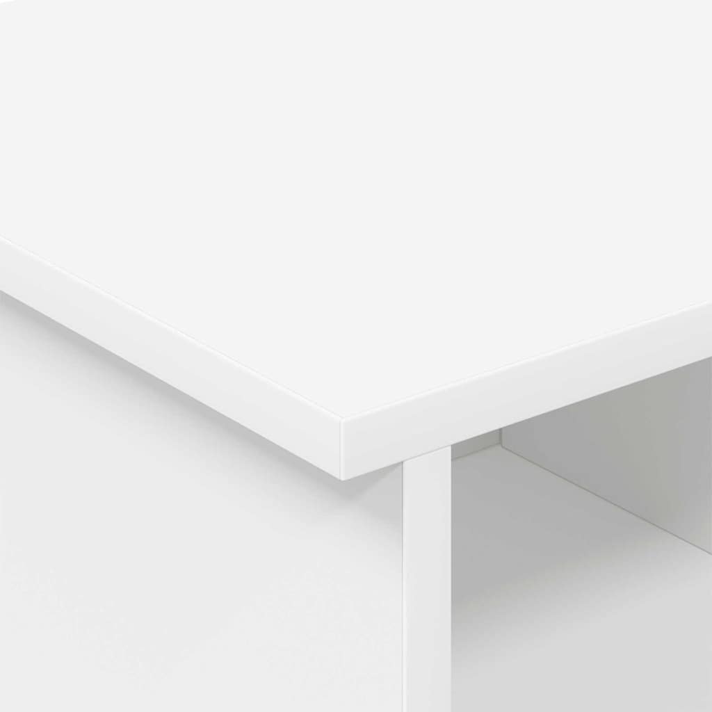 vidaXL TV Stand White 68.5 x 35 x 35 cm Engineered Wood