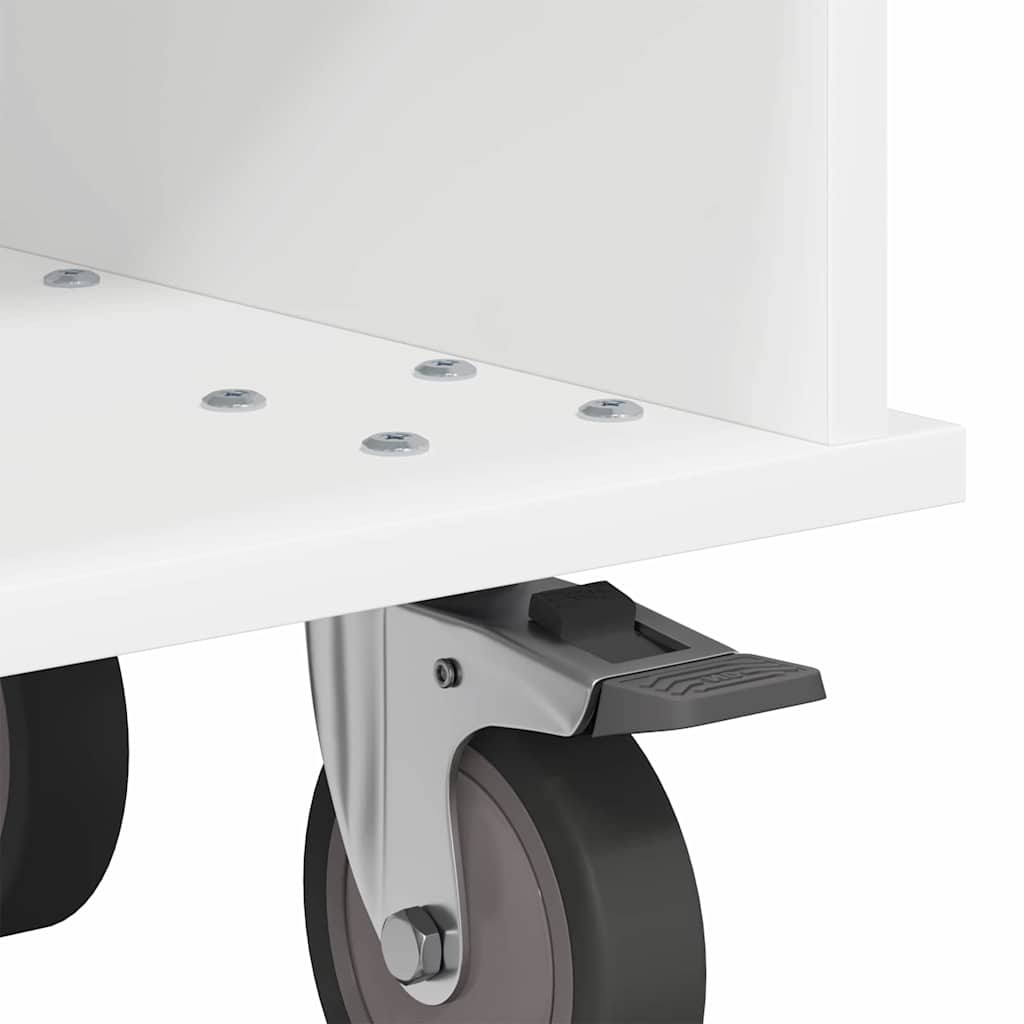 vidaXL TV Stand White 68.5 x 35 x 35 cm Engineered Wood