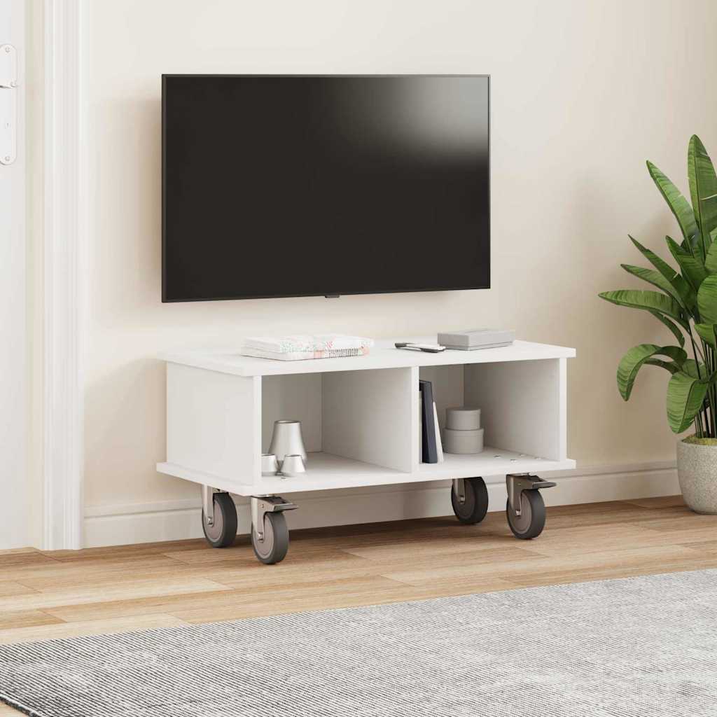 vidaXL TV Stand White 68.5 x 35 x 35 cm Engineered Wood