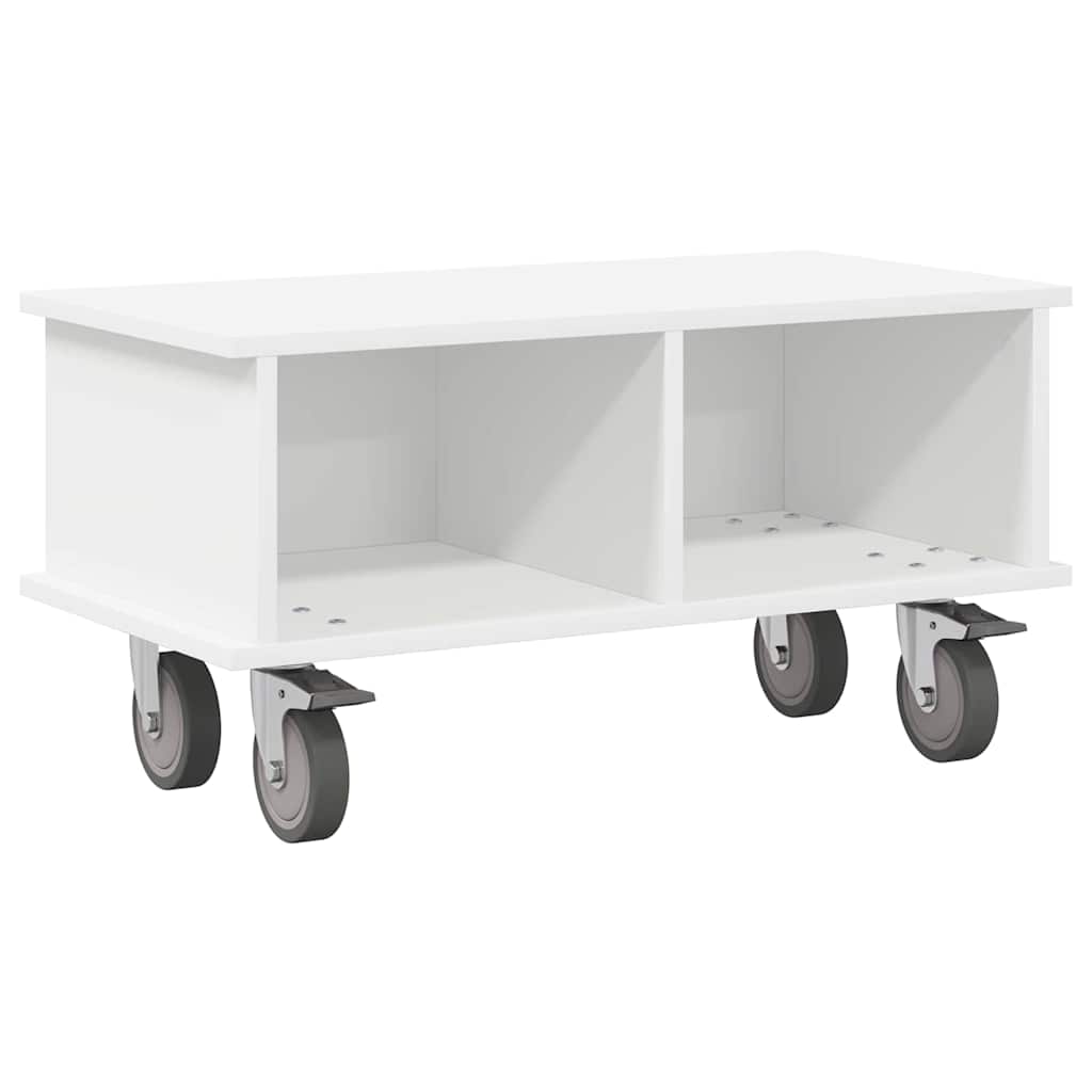 vidaXL TV Stand White 68.5 x 35 x 35 cm Engineered Wood