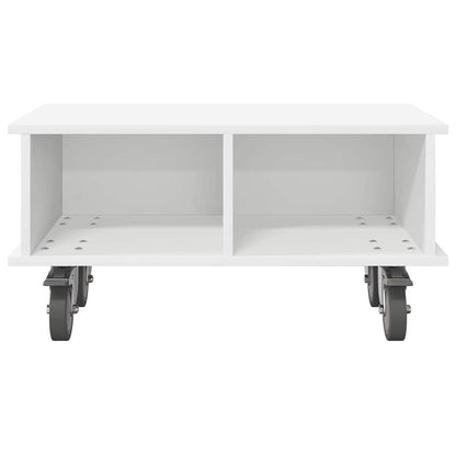 vidaXL TV Stand White 68.5 x 35 x 35 cm Engineered Wood