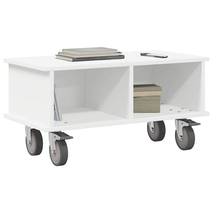 vidaXL TV Stand White 68.5 x 35 x 35 cm Engineered Wood
