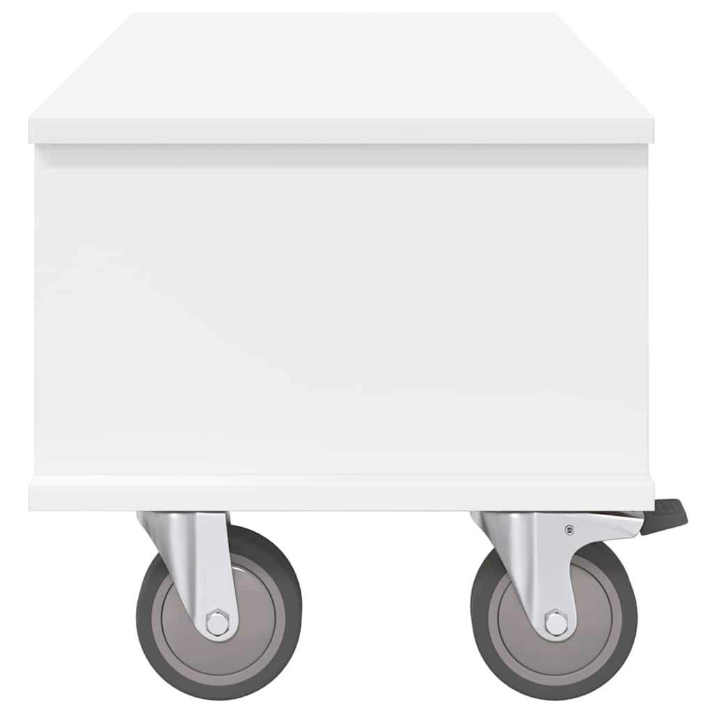 vidaXL TV Stand White 68.5 x 35 x 35 cm Engineered Wood