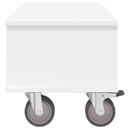 vidaXL TV Stand White 68.5 x 35 x 35 cm Engineered Wood