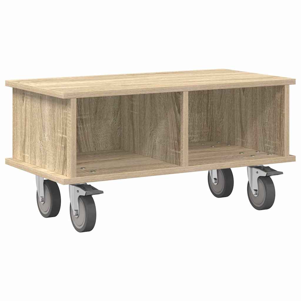 vidaXL TV Stand Sonoma Oak 68.5 x 35 x 35 cm Engineered Wood