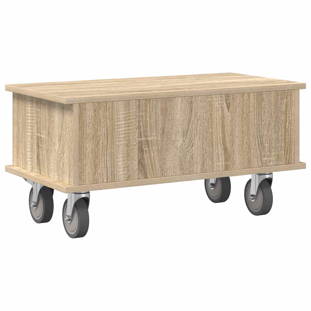 vidaXL TV Stand Sonoma Oak 68.5 x 35 x 35 cm Engineered Wood