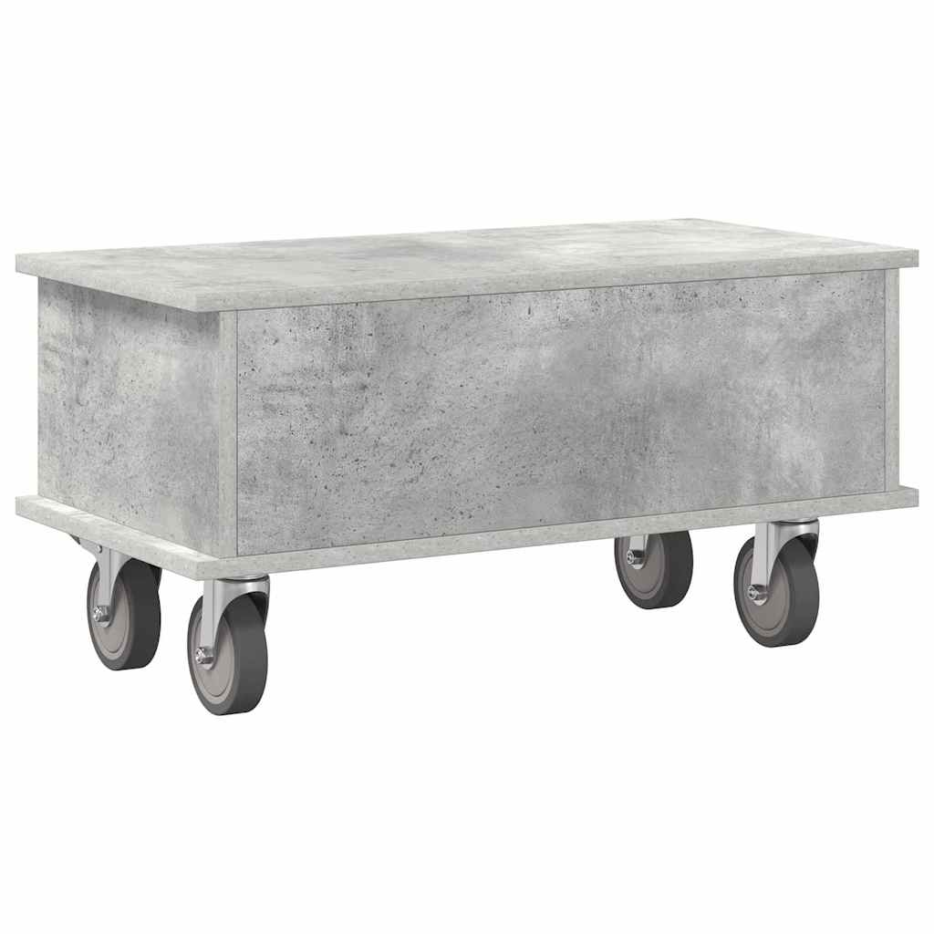 vidaXL TV Stand Concrete Grey 68.5 x 35 x 35 cm Engineered Wood